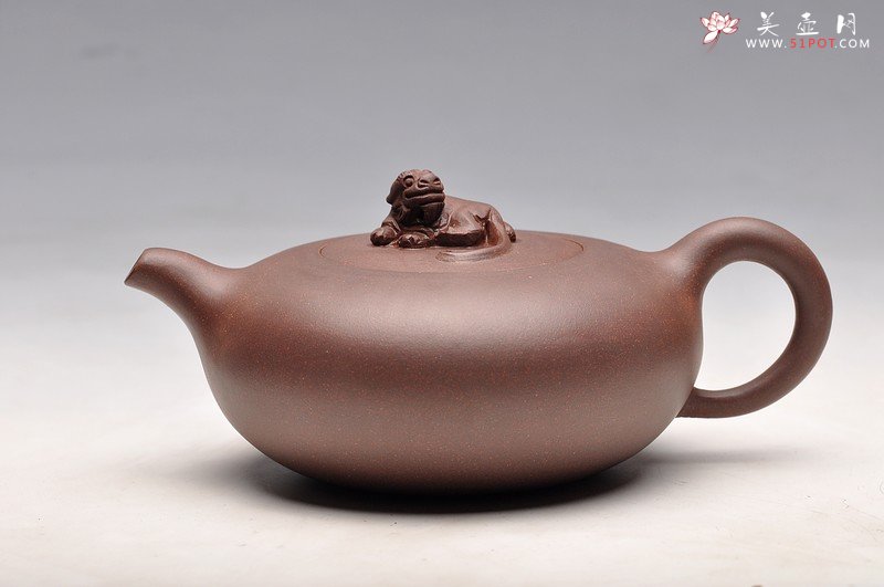 紫砂壶图片：优质紫泥 线条优美 实用之品  旺龙 - 美壶网