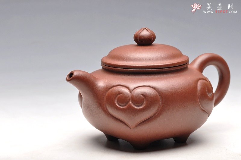 紫砂壶图片：浑方如意 实用筋纹器 如意炉 送礼佳品 - 美壶网