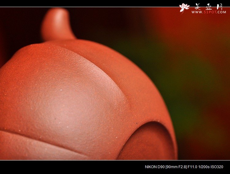 紫砂壶图片：优质底料 吴杰新作 值得期待 全手筋纹莲子 - 美壶网