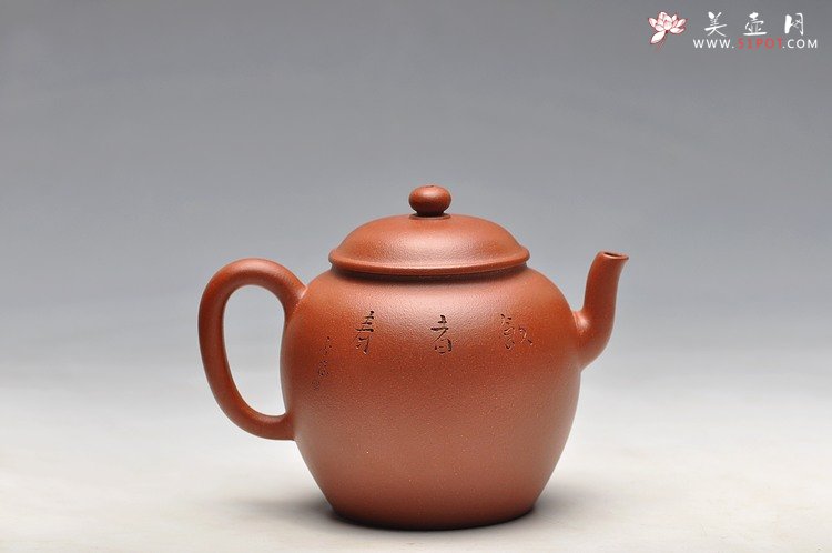 紫砂壶图片：袁新强摹古之作 全手禅心 古拙遗风 耐品实用 - 美壶网