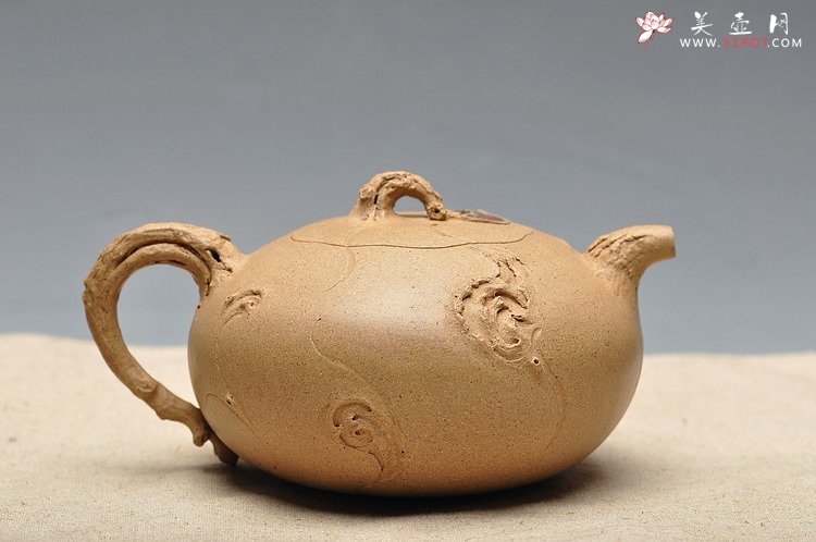 紫砂壶图片：殷俊强壬辰力作 全手 秋   技艺精湛 作品说话 - 美壶网