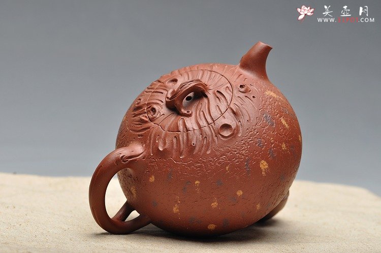 紫砂壶图片：蔡岩峰壬辰年最新原创力作 全手桩语  - 美壶网