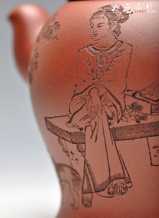 紫砂壶图片：亭亭玉立 娇俏灵动 谭华斌新作  忆江南 - 美壶网