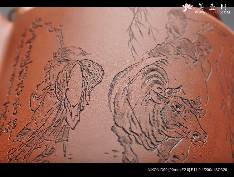 紫砂壶图片：耐品 神骏逸品 全手工洋桶 - 美壶网