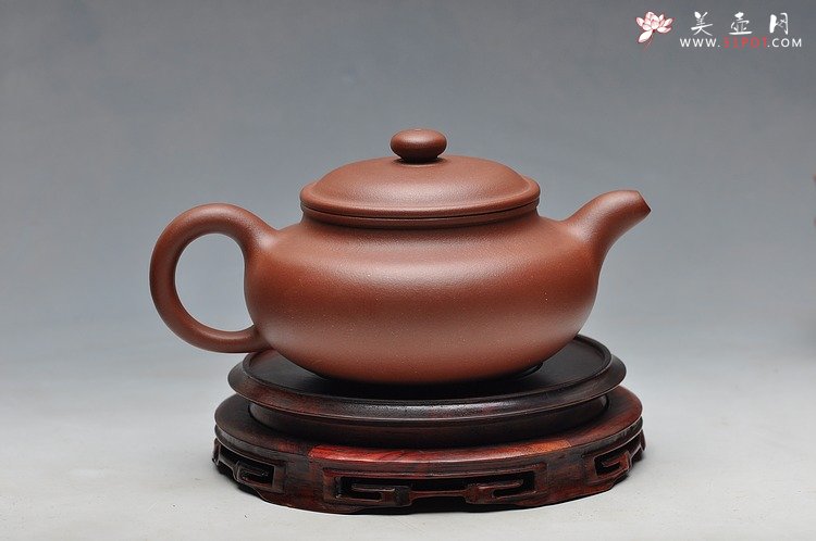 紫砂壶图片：精美的一把好仿古 砂料非常漂亮 - 美壶网