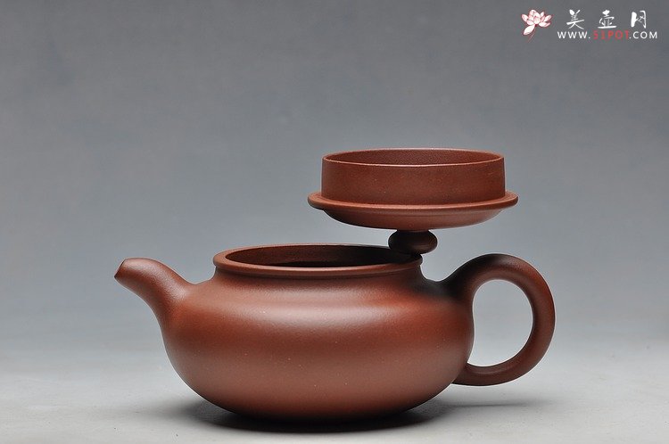 紫砂壶图片：精美的一把好仿古 砂料非常漂亮 - 美壶网