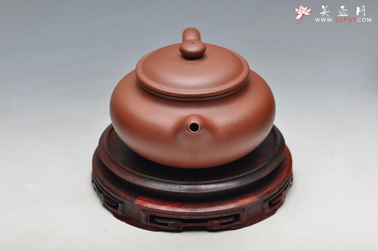 紫砂壶图片：精美的一把好仿古 砂料非常漂亮 - 美壶网