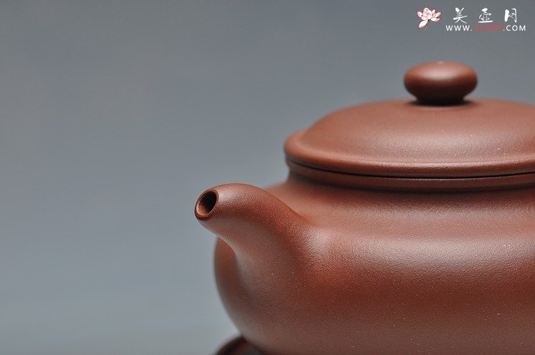 紫砂壶图片：精美的一把好仿古 砂料非常漂亮 - 美壶网