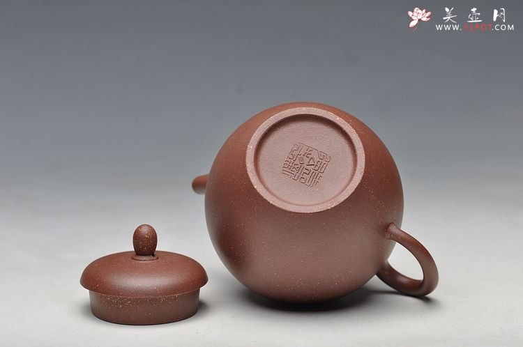 紫砂壶图片：紫玉金砂 质感漂亮 素心 杀茶利器 - 美壶网