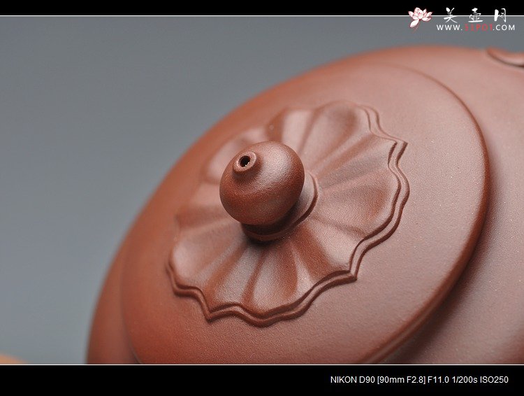 紫砂壶图片：全手一心如意 升级版 见功夫的作品  - 美壶网