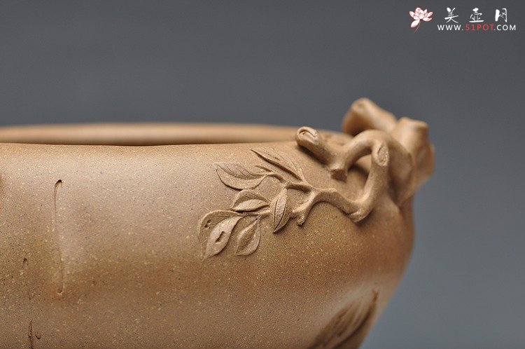 紫砂壶图片：全手文房水洗 香炉 雅趣十足 优质本绿 - 美壶网