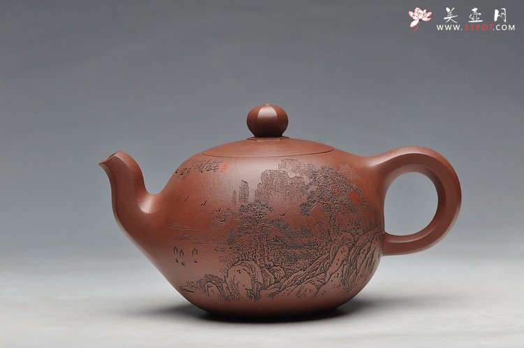 紫砂壶图片：六方一粒珠 - 美壶网