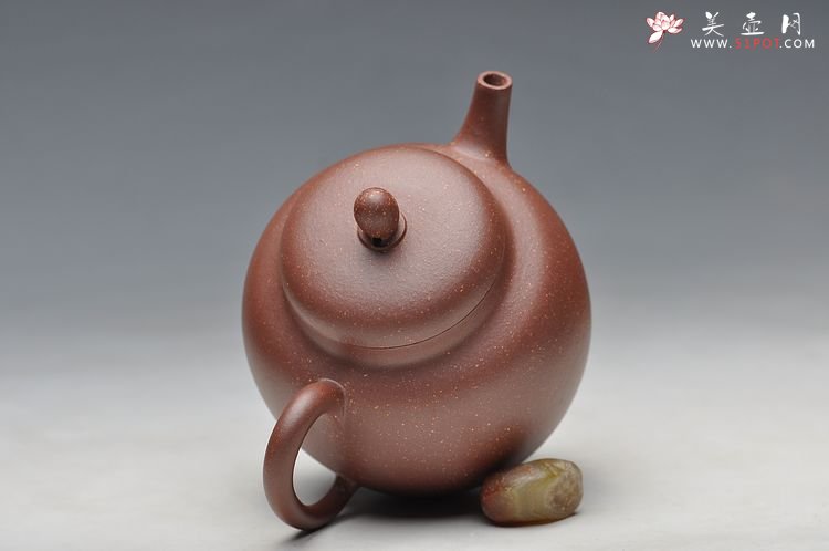 紫砂壶图片：紫玉金砂 质感漂亮 素心 杀茶利器 - 美壶网