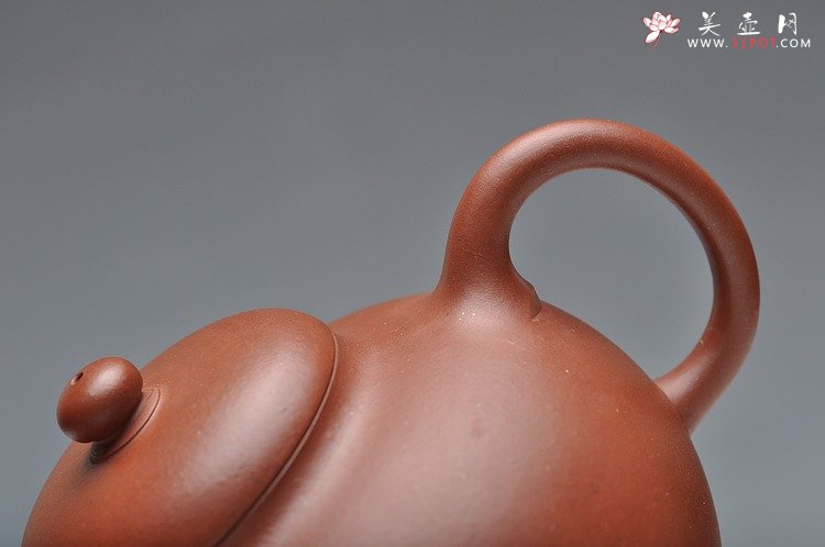 紫砂壶图片：饱满 秀气 做工精致 全手敦古 - 美壶网