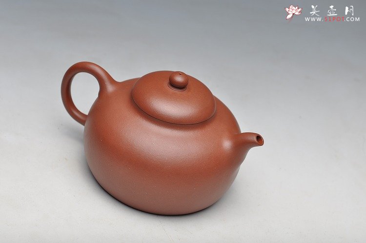 紫砂壶图片：饱满 秀气 做工精致 全手敦古 - 美壶网