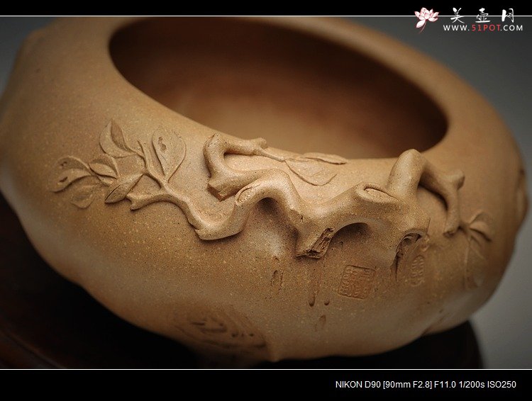 紫砂壶图片：全手文房水洗 香炉 雅趣十足 优质本绿 - 美壶网