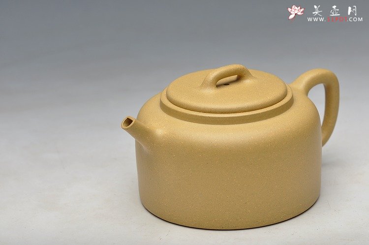 紫砂壶图片：矫健有力 素雅简练  全手井泉 - 美壶网