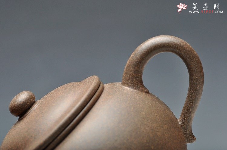 紫砂壶图片：拙朴古雅 传统耐品 杀茶利器 全手拙古 - 美壶网