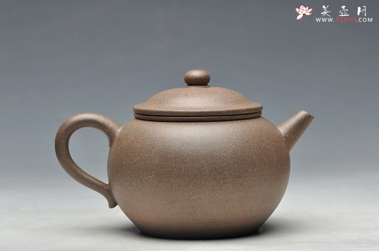 紫砂壶图片：拙朴古雅 传统耐品 杀茶利器 全手拙古 - 美壶网