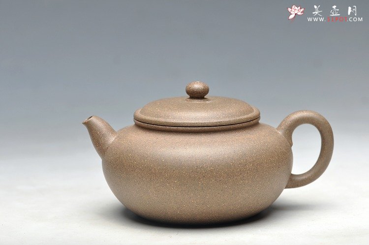 紫砂壶图片：实用一手壶 雅趣十足 全手小秋悦 适合红茶普洱 - 美壶网