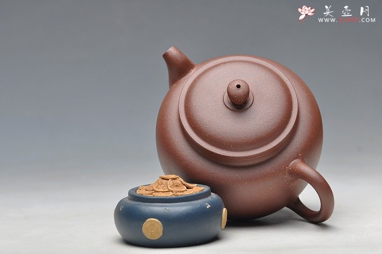 紫砂壶图片：实用佳品  全手恒古 - 美壶网