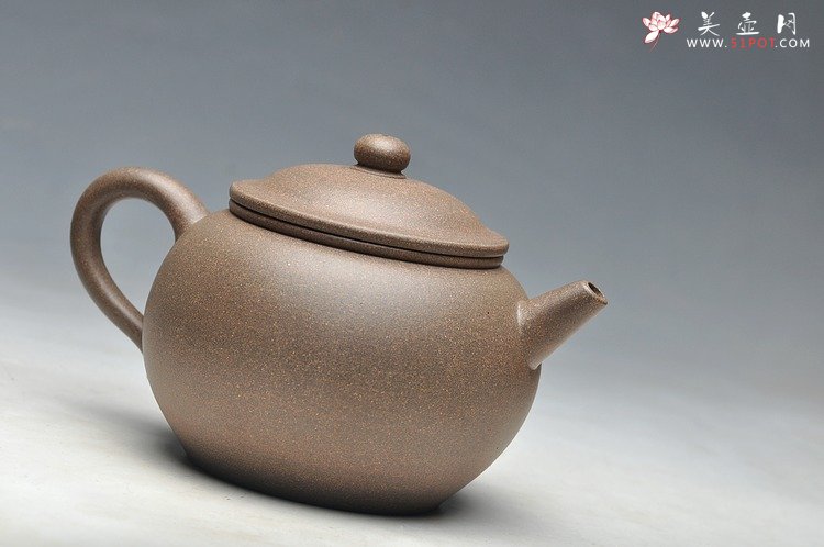 紫砂壶图片：拙朴古雅 传统耐品 杀茶利器 全手拙古 - 美壶网