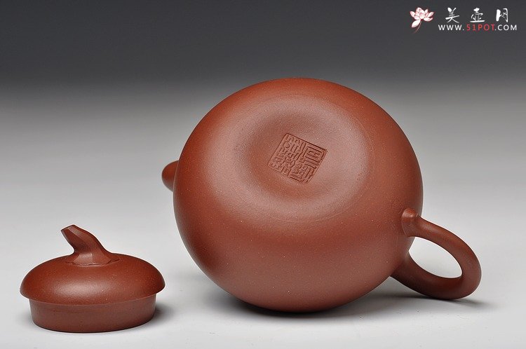 紫砂壶图片：饱满精神  茄段 田园情趣 优质底槽青 - 美壶网