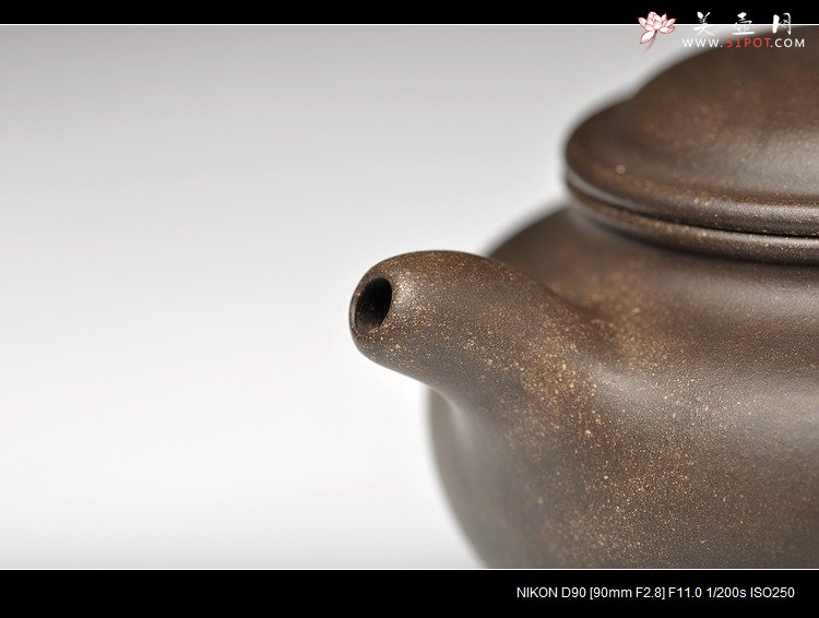 紫砂壶图片：青砂 仿古 协调耐品 实用精品 - 美壶网