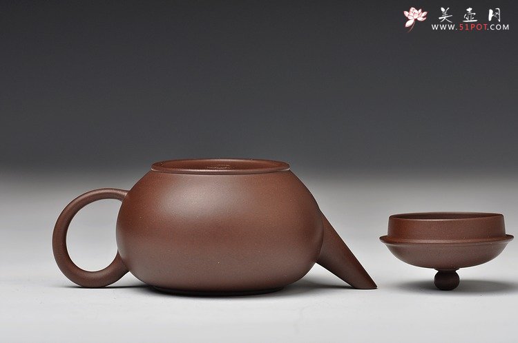 紫砂壶图片：玩的有木有‘水平’o(∩_∩)o  薄胎 型正 - 美壶网