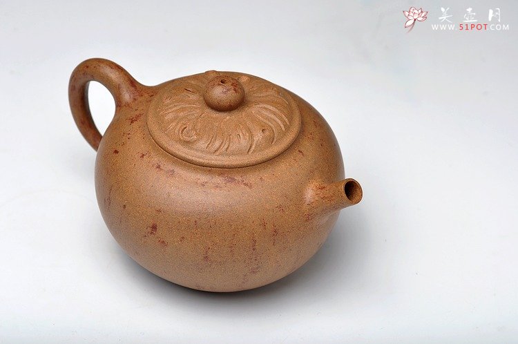 紫砂壶图片：砂美 型美  全手贡珠 蔡岩峰新作 炮管一捺底 - 美壶网