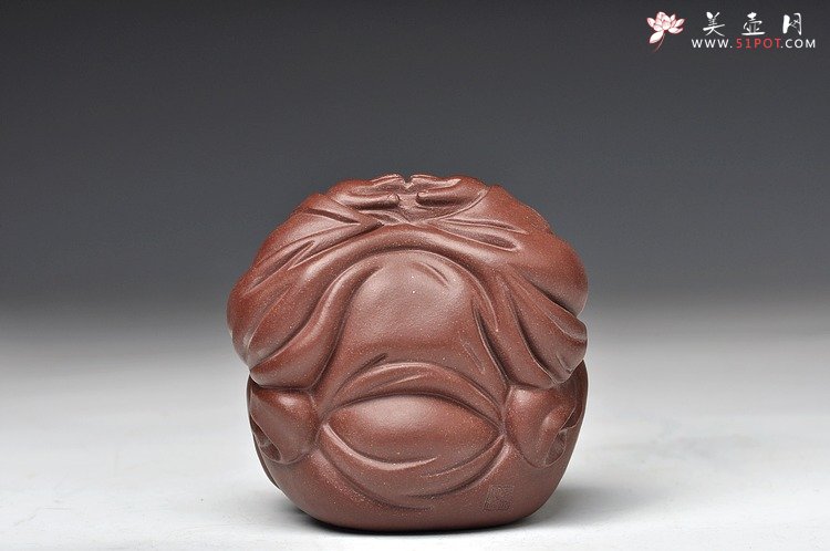 紫砂壶图片：欢天喜地 做工细腻传神 笑弥勒 喜庆 - 美壶网