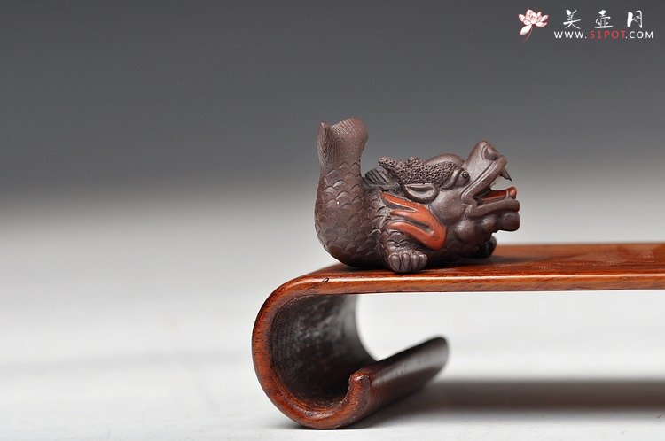 紫砂壶图片：迷你鱼化龙 精致 - 美壶网