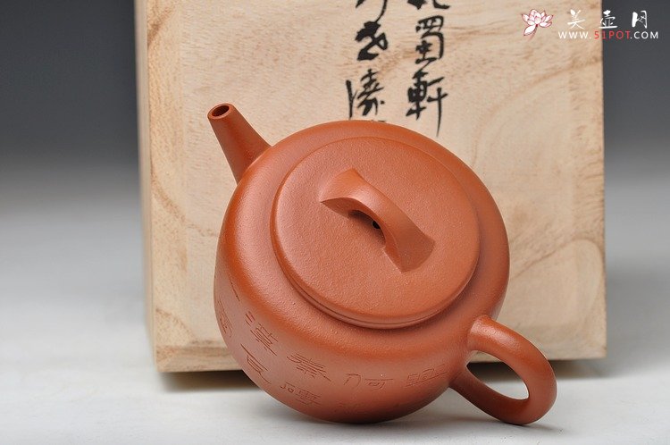 紫砂壶图片：古韵悠悠 全手汉瓦 文气十足 - 美壶网