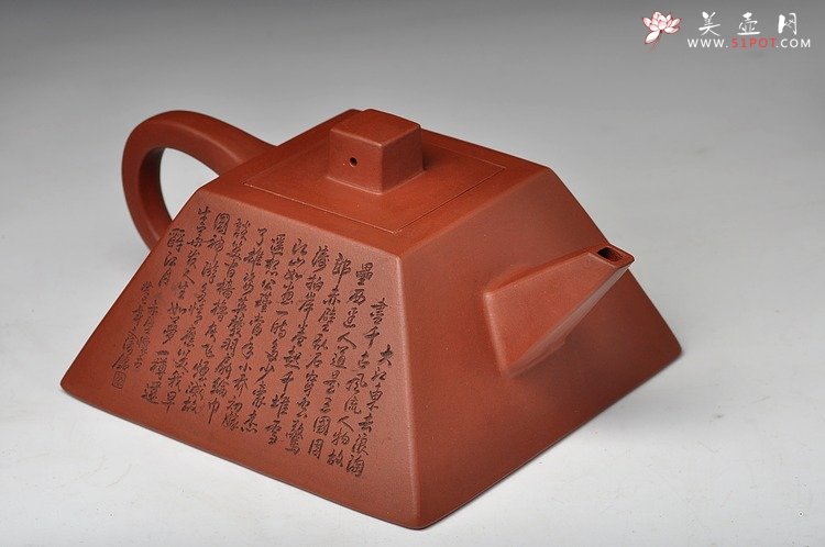 紫砂壶图片：许浒最新力作 其势巍巍 不动如山 全手大升方 收藏品 - 美壶网