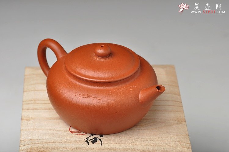 紫砂壶图片：文人壶 温文儒雅 铁观音利器 全手君玉 如鱼得水 - 美壶网