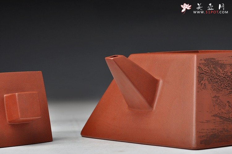 紫砂壶图片：许浒最新力作 其势巍巍 不动如山 全手大升方 收藏品 - 美壶网