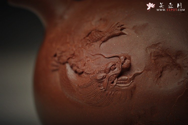 紫砂壶图片：孙金立 全手龙行龚春 精品代表作 丛林系列 - 美壶网