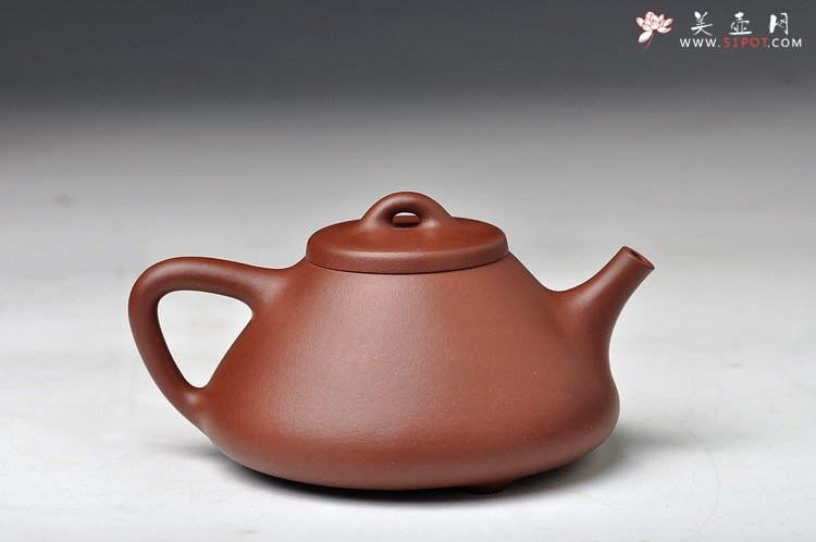 紫砂壶图片：骨肉均挺 挺拔俊雅 全手工子冶石瓢 优质底槽青 - 美壶网