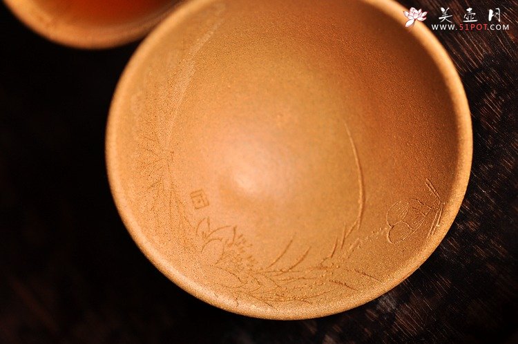 紫砂壶图片：老段泥斗笠杯 荷韵生香~ - 美壶网