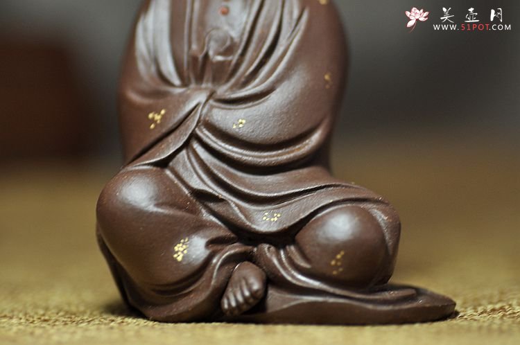 紫砂壶图片：慈悲祥和   坐观音 - 美壶网