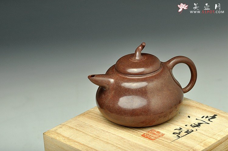 紫砂壶图片：水磨葫芦 全手作品 曼生十八式  仅此一件 - 美壶网