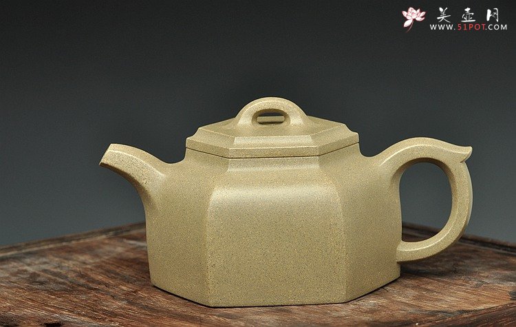 紫砂壶图片：许学军全手工二等奖获奖作品 全手六方井泉  经典代表作 - 美壶网