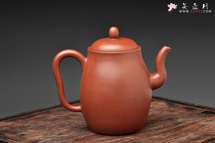 紫砂壶图片：敦厚古风 潘小东全手新作 君冠 耐品实用 - 美壶网