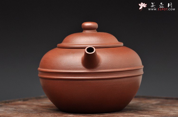 紫砂壶图片：潘小东全手新作 追慕古韵  明式腰线  - 美壶网