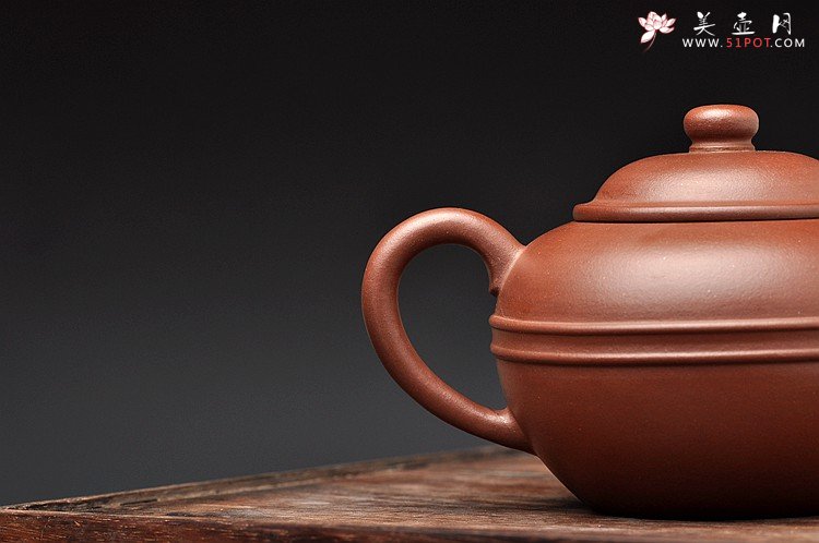 紫砂壶图片：潘小东全手新作 追慕古韵  明式腰线  - 美壶网