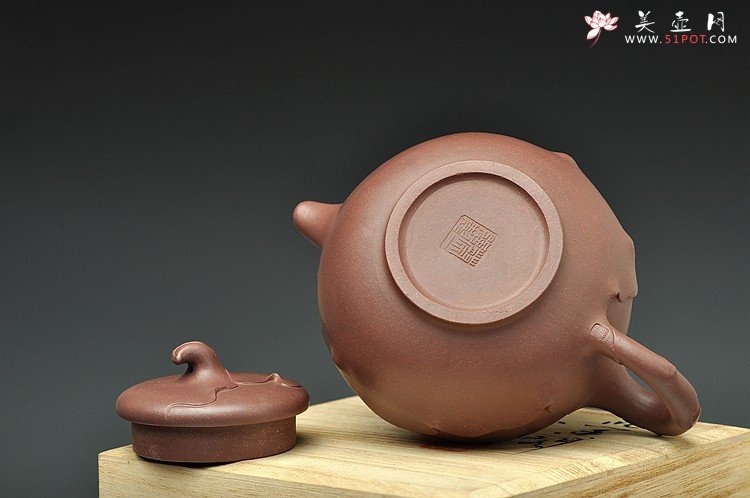 紫砂壶图片：福音多子 贴塑花器 吉祥寓意 - 美壶网
