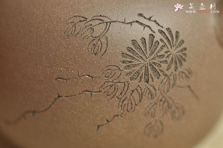 紫砂壶图片：和石装饰 万工经典之作 全手明香 实用精品 - 美壶网