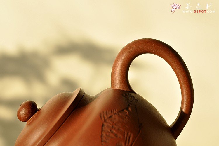 紫砂壶图片：周路健新品 形态到位 气韵不凡 陆逸舟装饰 全手恒圆 - 美壶网