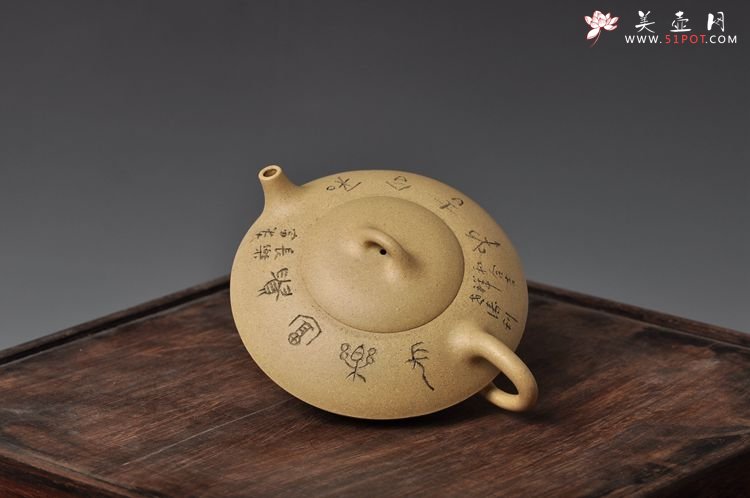 紫砂壶图片：本绿合欢 - 美壶网