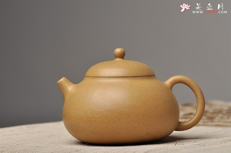 紫砂壶图片：马景辉 经典作品 本绿西施 - 美壶网